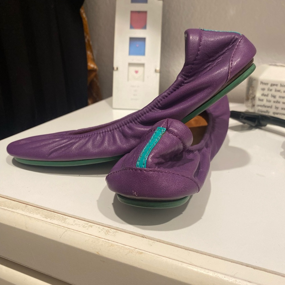 Gently Used Purple Tieks Ballet Flats